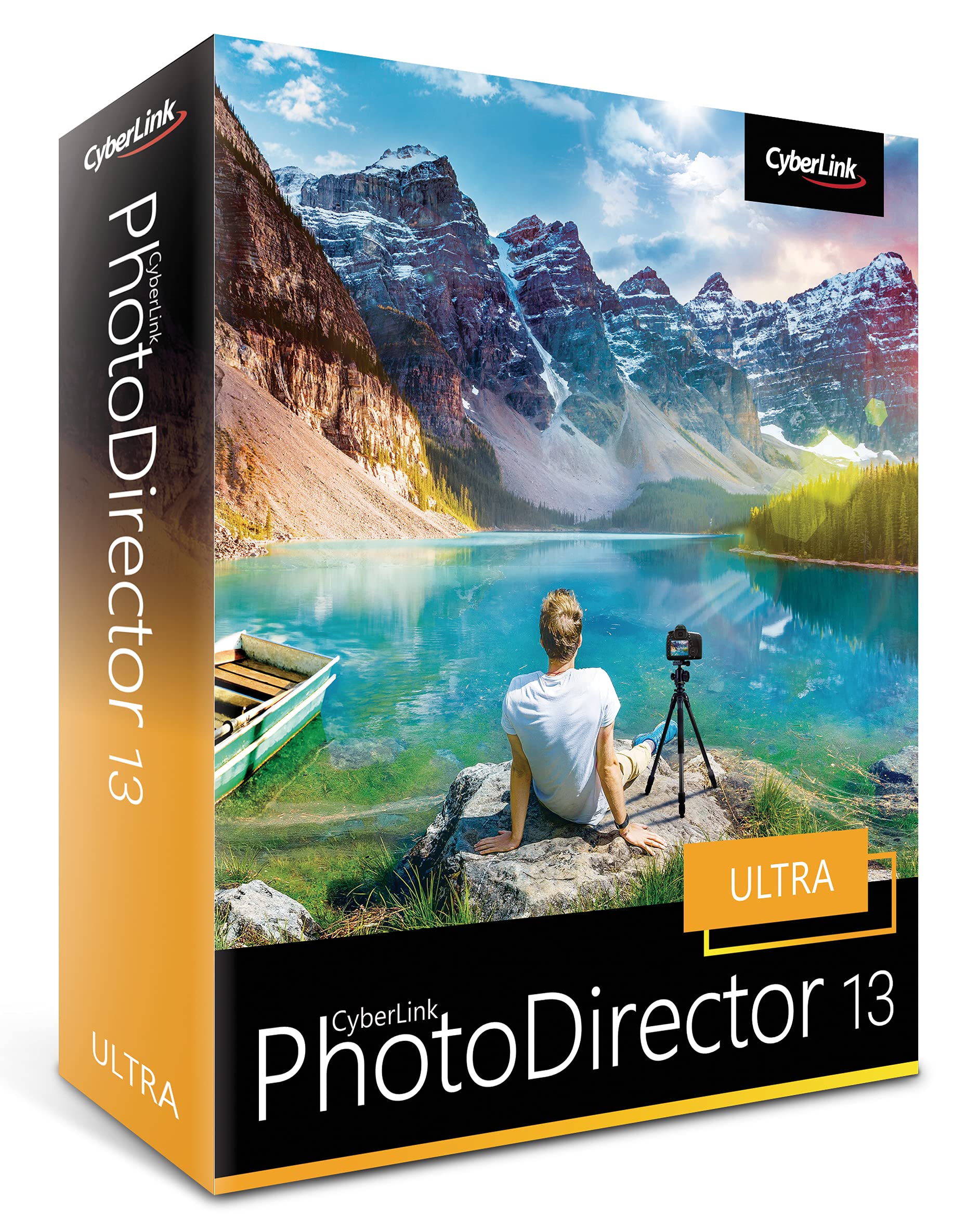 CyberLink PhotoDirector 13 Ultra | Leistungsstarke Fotobearbeitung | Lebenslange Lizenz | BOX | Windows
