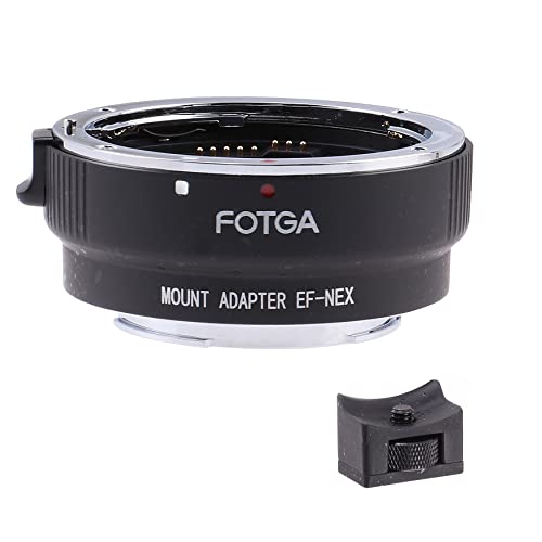 FOTGA EOS-NEX Elektronischer Autofokus-Objektiv-Adapter Ring für Canon EOS EF EF-S auf Sony E NEX A7III A7RIII A7 A7R A7S A9 A6300 A6500 A6000 A5000 Objektiv Full Frame