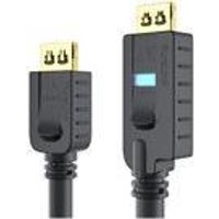 PureLink OneAV PI2010-100 - HDMI-Kabel mit Ethernet - HDMI männlich zu HDMI männlich - 10 m - Dreifachisolierung - Schwarz - rund, aktiv (PI2010-100)