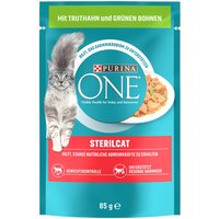 Purina One Sterilised - Truthahn/grüne Bohnen (48 x 85 g)