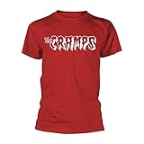CRAMPS, THE Logo - White (RED) T-Shirt XXL