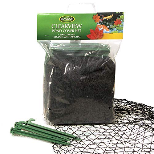Blagdon 1022408 Clearview - Teichabdecknetz, schützen Sie Ihren Teich vor Vögeln, Katzen und anderen Raubtieren. Starkes Doppelgeflecht, 6 x 3 Meter