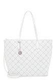 Tamaris Shopper TAS Anastasia 30107 Damen Handtaschen Karo white/white 303