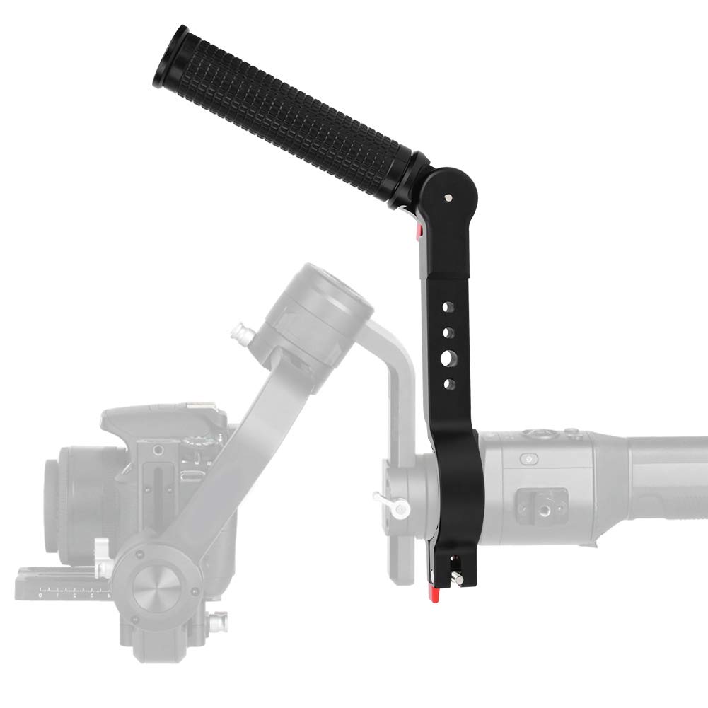 Gimbal Hand Grip, Longe Sling Extension Support Moniteur Fixation Flash Manche Extender Compatible pour DJI Ronin-S Zhiyun Stabilisateur De Cardan De Poche De Cardan(pour Ronin-S)