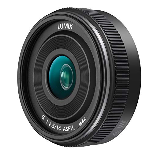 Panasonic Lumix G II Objektiv, 14 mm, F2.5 ASPH, spiegellose Micro Four Thirds, h-h014ak (USA schwarz)