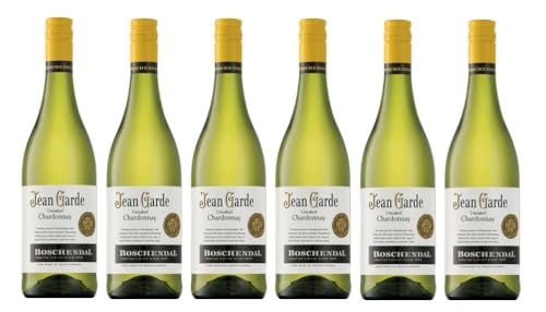 6x 0,75l - 2017er - Boschendal - Jean Garde - unoaked Chardonnay - Western Cape W.O. - Südafrika - Weißwein trocken