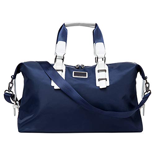 Weekender Taschen für Frauen Wasserdicht Golf Sport Duffel Bag Kleidung Tasche Reisetasche Leichte Gepäcktasche, blau, 50x18x25cm
