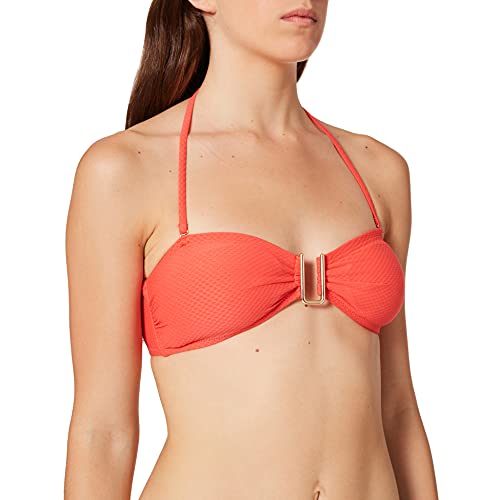 Sylvie Flirty Swimwear Damen Bikinioberteil Bahiga, Orange (Coral 2200), 40 (Herstellergröße: 85A)