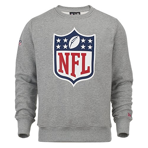 New Era Herren NFL Logo Sweatshirt, grau, Größe S