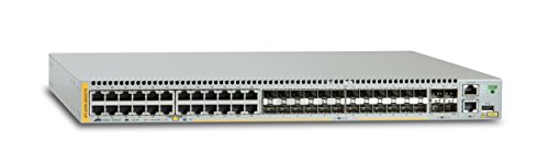 Allied Telesis AT-x930-28GSTX | 24-Port 10/100/1000T and 24-Port 100/1000 SFP, 4 SFP+ Ports, Stackable, Dual Hot-Swappable PSU, PSU not Included