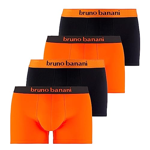 bruno banani - Flowing - Short / Pant - 2er Pack (XL Orange / Schwarz)