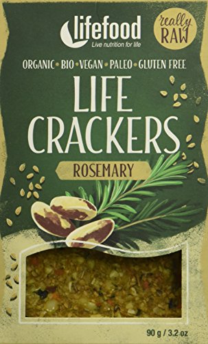lifefood Life Crackers Rosmarin, 2er Pack (2 x 90 g)
