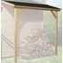 WEKA Schleppdach für Gartenhäuser, BxT: 80 x 200 cm, Holz - beige