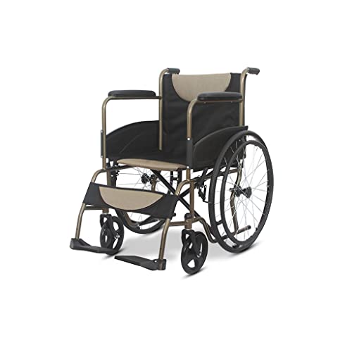 Bequeme mobile Rollstuhl-Verdrängungsmaschine aus Aluminiumlegierung mit Handschub für den Außenbereich, kleiner tragbarer Transport. Bequeme mobile Rollstuhl-Verdrängungsmaschine für den Au