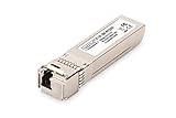 DIGITUS Universal SFP+ Modul - 10 Gbit/s - Mini GBIC - für Singlemode-Glasfaserkabel - LC Simplex - Bidirektional - TX1270/RX1330nm - 10 km Reichweite - Plug & Play