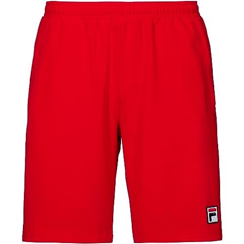 FILA Herren, Santana Shorts Rot, Weiß, M Oberbekleidung, M