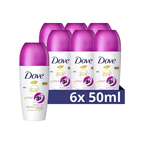 Dove Go Fresh Deodorant Roll On, Acai-Beere & Wasser Ninfa, 50 ml