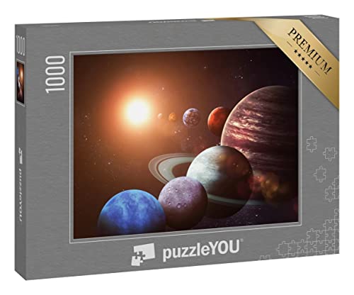 puzzleYOU: Puzzle 1000 Teile „Sonnensystem und Weltraumobjekte“