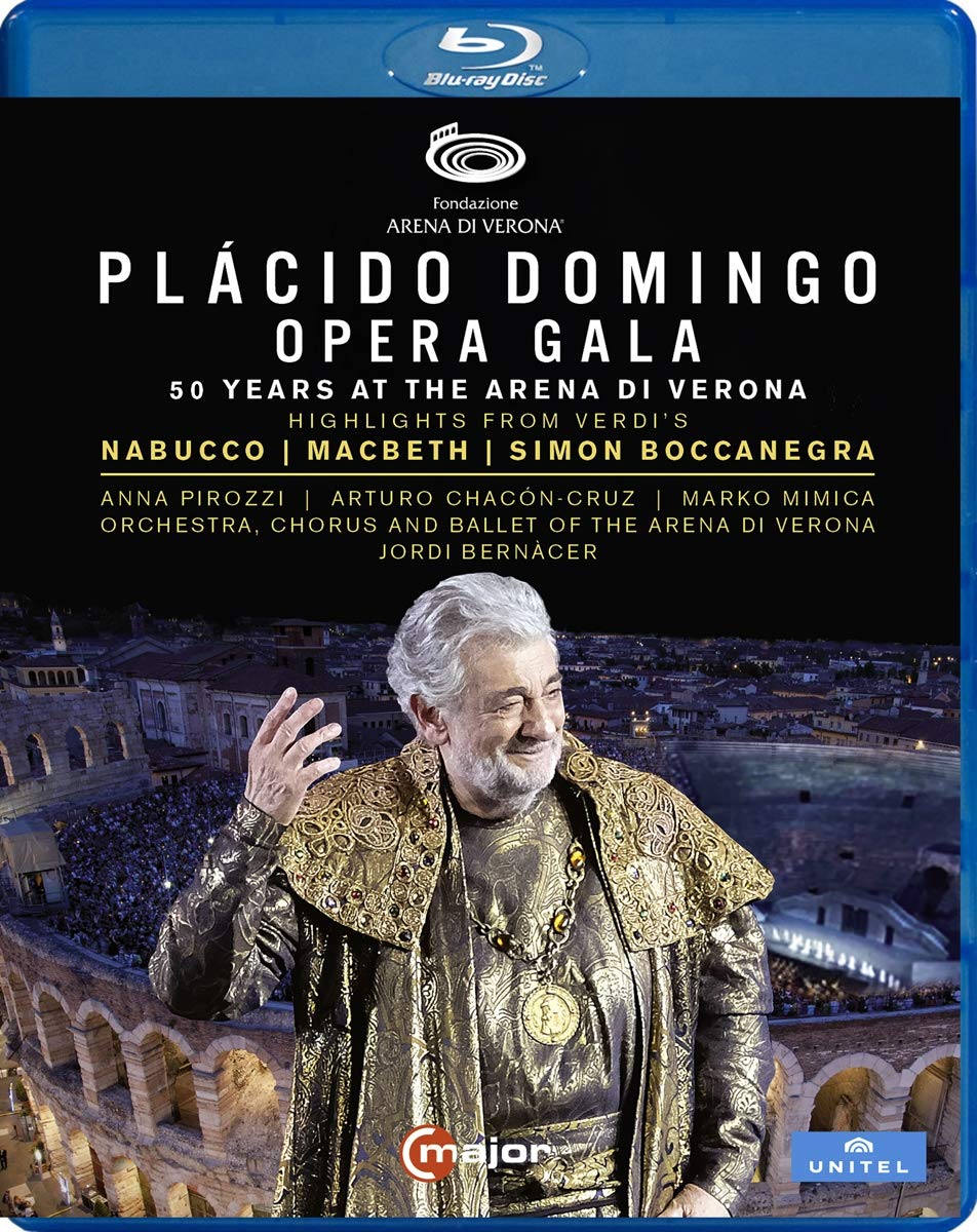 Plácido Domingo - Opera Gala - 50 Years at the Arena di Verona [August 2019] [Blu-ray]