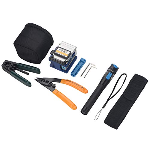 Gancon FTTH-Spleiß-Spleiß-Glasfaser-Abisolierwerkzeug-Kit mit Fiber Cleaver FC-6S