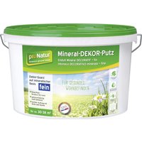 Pronatur Mineral Dekor-Putz 15 kg 0,5 mm fein weiß