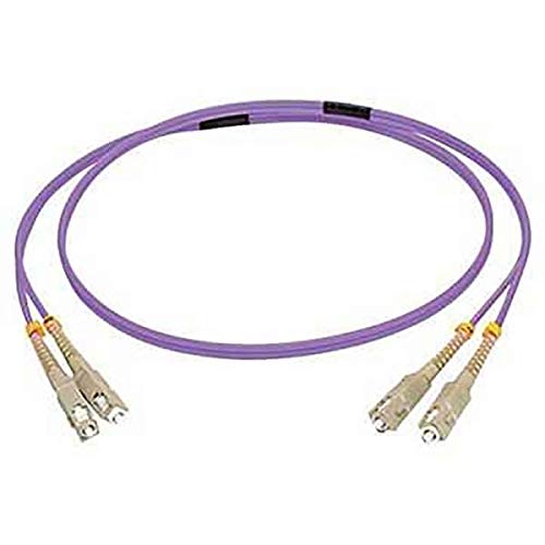 C2G 20m SC/SC OM4 LSZH Fibre Patch - Violett - Patchkabel - SC Multimode (M) auf SC Multimode (M) - 20 m - Glasfaser - 50/125 Mikron - OM4 - Violett