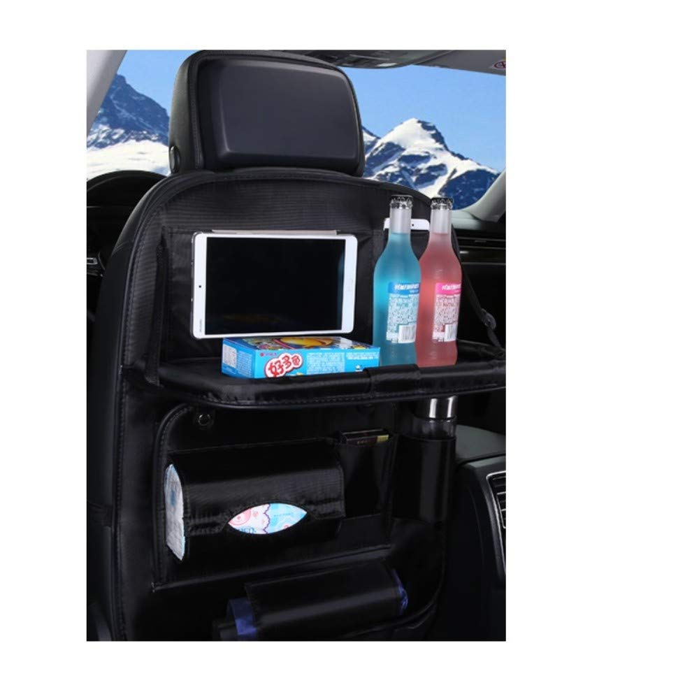 NingVong Autositz zurück Aufbewahrungstasche hängen Tasche Auto Multifunktions-Aufbewahrungstasche Esstisch Fach Auto Innendekoration Lieferungen, A10