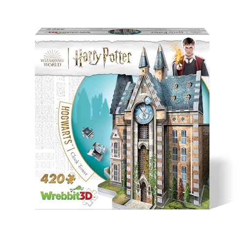 Wrebbit 3D Puzzle Harry Potter Hogwarts-Uhrenturm (420 Stück)