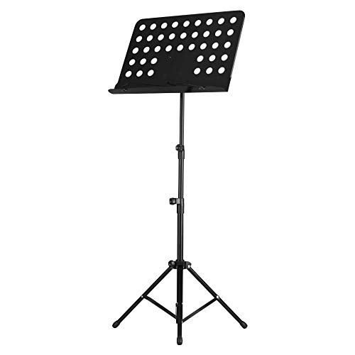 coserori Tragbarer Metall-Notenständer, abnehmbare Instrumente für Klavier, Violine, Gitarre, Notenblätter, Gitarre, Zubehör