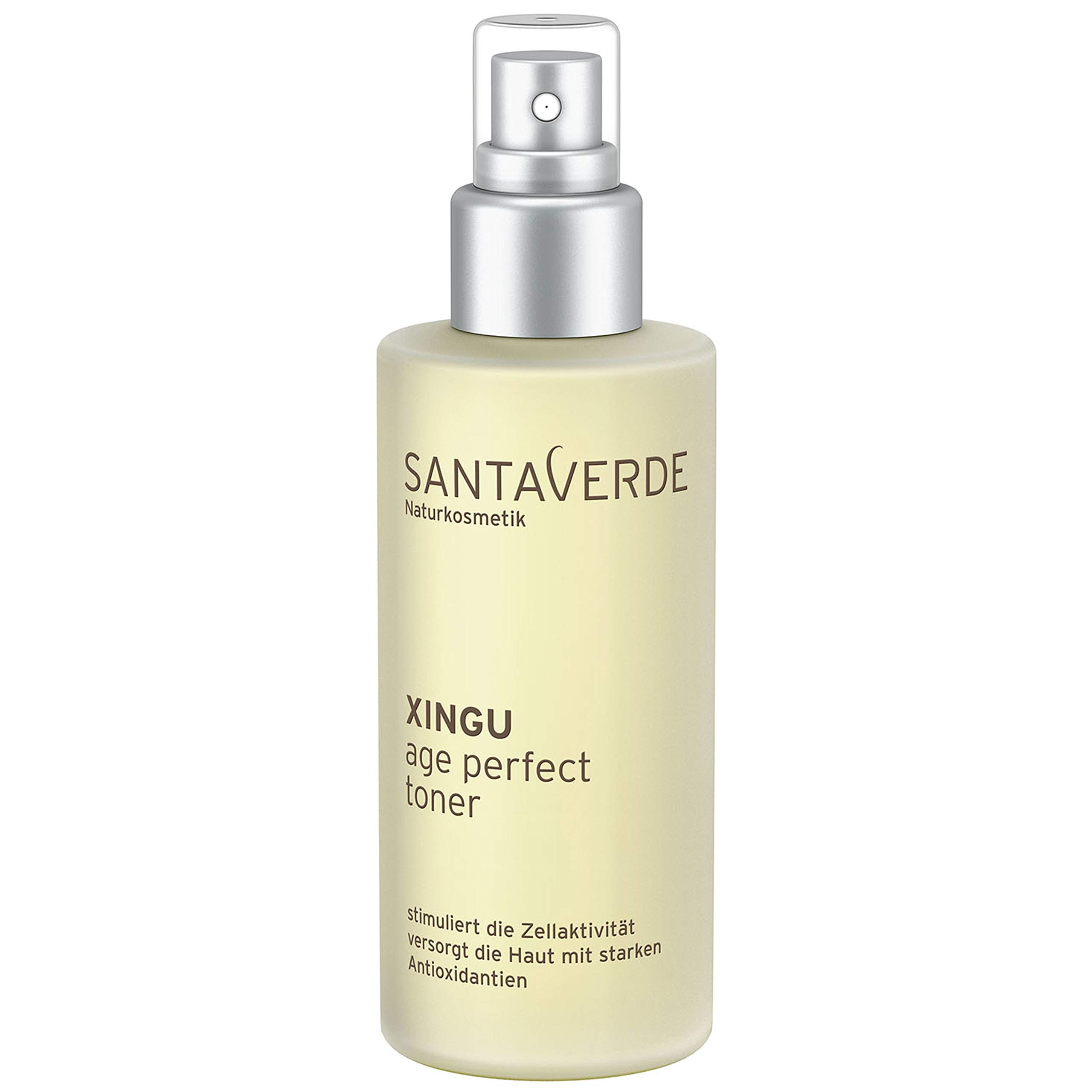 Santaverde/XINGU age perfect toner/Anti-Aging Gesichtswasser/Gesichtstonikum/regenerierend & vitalisierend/feuchtigkeitsspendend & glättend/für anspruchsvolle & strapazierte Haut / 100ml
