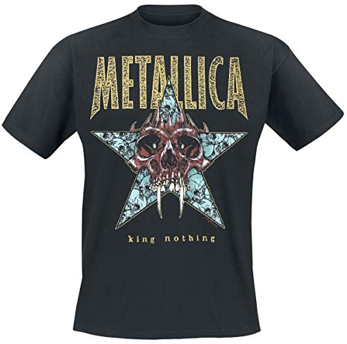 Metallica Herren King Nothing_Men_bl_ts:1xl T-Shirt, Schwarz (Black Black), X-Large