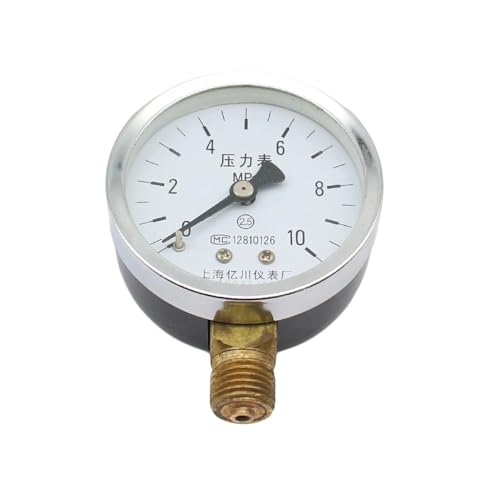 KLVN Y-60 Zifferblatt 60 mm Manometer 0,06 ~ 60 MPa normales Manometer Wassermanometer Niederdruck Barometer (Color : 0-1.6Mpa)