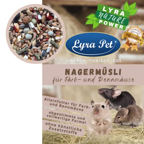 Lyra Pet® 20 kg Nagermüsli für Farb- und Rennmäuse Müsli Mäuse Nager Nagerfutter