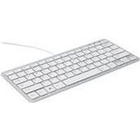 R-Go Compact Tastatur, QWERTY (UK), weiß, drahtgebundenen - Tastatur - USB - QWERTY - GB - weiß