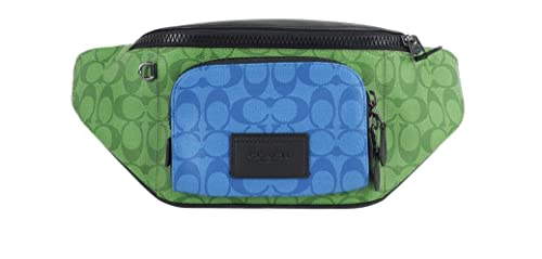 Coach Herren Track Gürteltasche, QB/Neon Green Multi, Gürteltasche