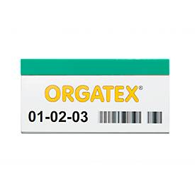 ORGATEX Magnet-Einsteckschilder Color, 35 x 150 mm, 100 Stück