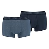 PUMA Herren Shortboxer Unterhosen Trunks 100000884 10er Pack, Wäschegröße:L, Artikel:-007 Denim