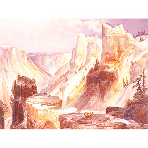 Wee Blue Coo Gemälde Lithografie Landschaft Grand Canyon Yellowstone Prang USA Leinwanddruck