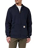 Carhartt K122 Hooded Zip Front Sweatshirt, Farbe:marineblau;Größe:XL