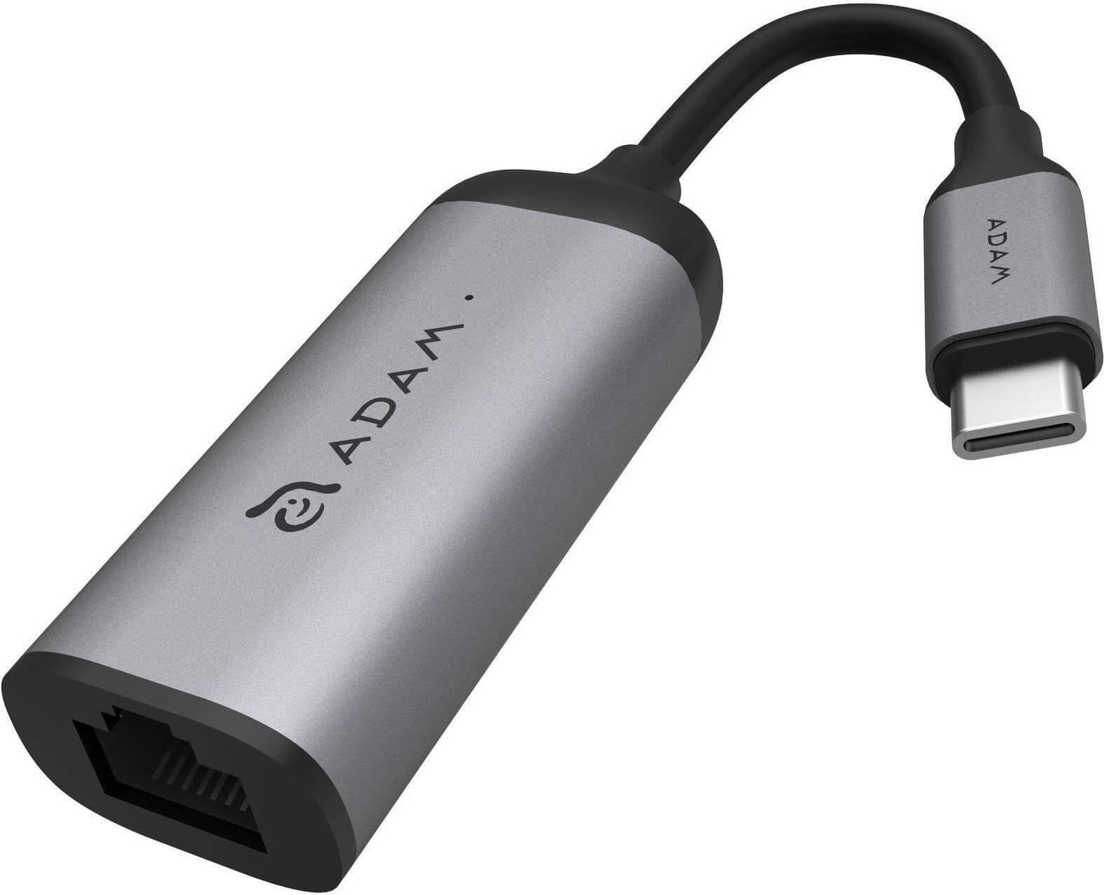 ADAM elements CASA e1 - USB-C Ethernet Adapter, Grey