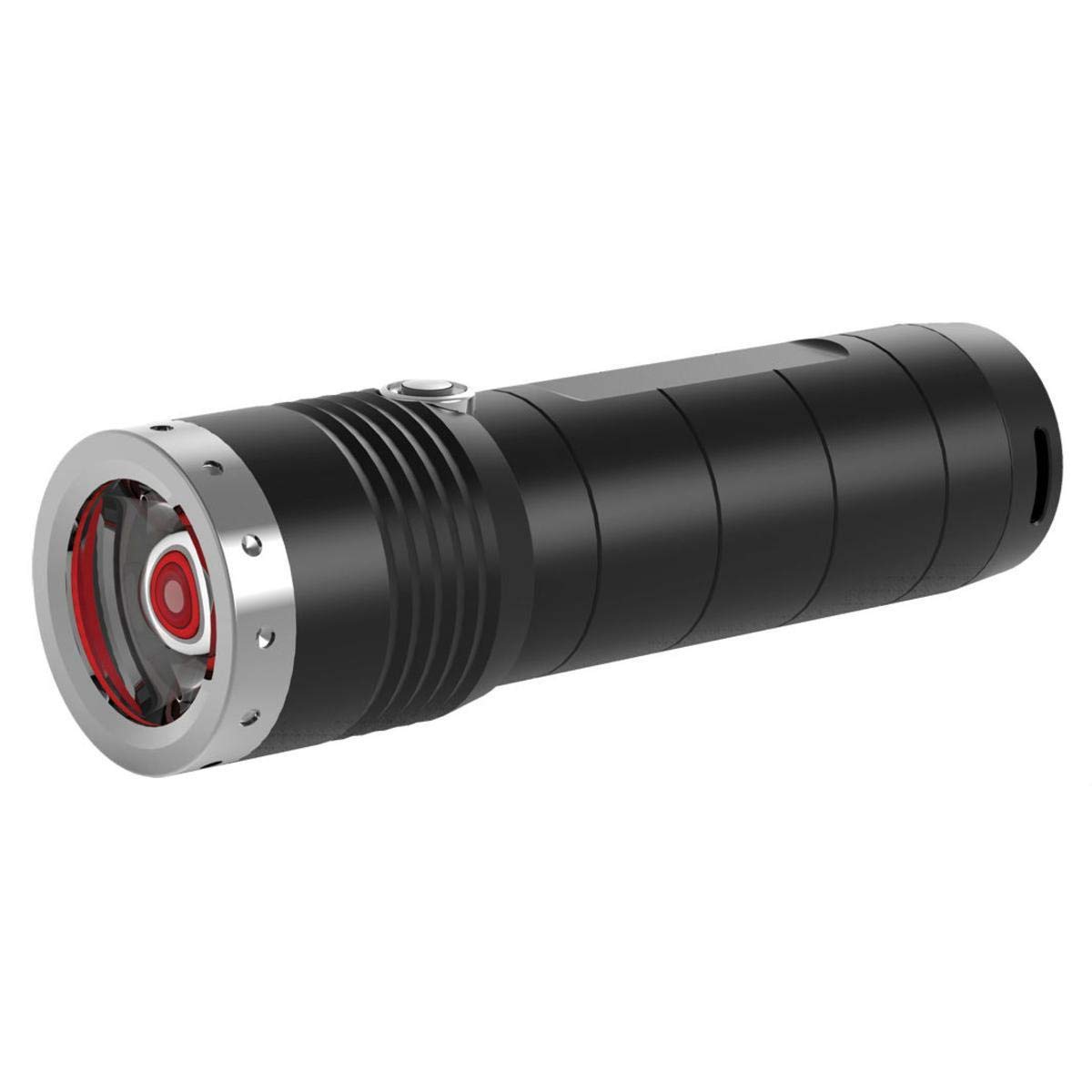 Ledlenser MT6 LED-Taschenlampe, Outdoor, fokussierbar, 600 Lumen, 260 Meter Leuchtweite, mit Batterie, Transportsicherung, 1 Stk.