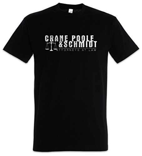 Urban Backwoods Crane Poole & Schmidt Herren T-Shirt Schwarz Größe 4XL