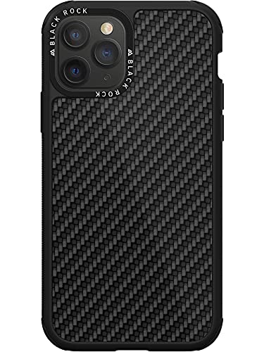 Black Rock - Robust Case Real Carbon Hülle für Apple iPhone 11 Pro Max | Kameraring, Karbon, High-Tech-Fasern (Carbon Schwarz)