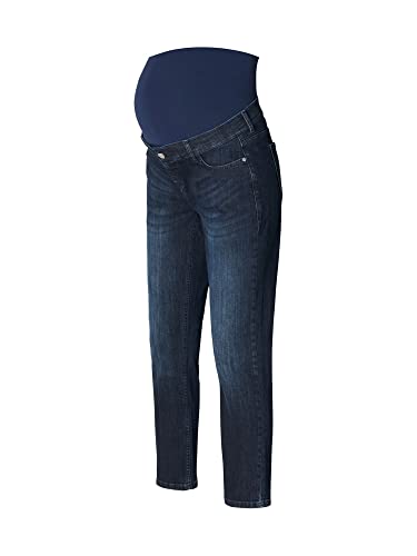ESPRIT Maternity Damen Pants Denim Over The Belly Loose 7/8 Jeans, Darkwash-910, 42