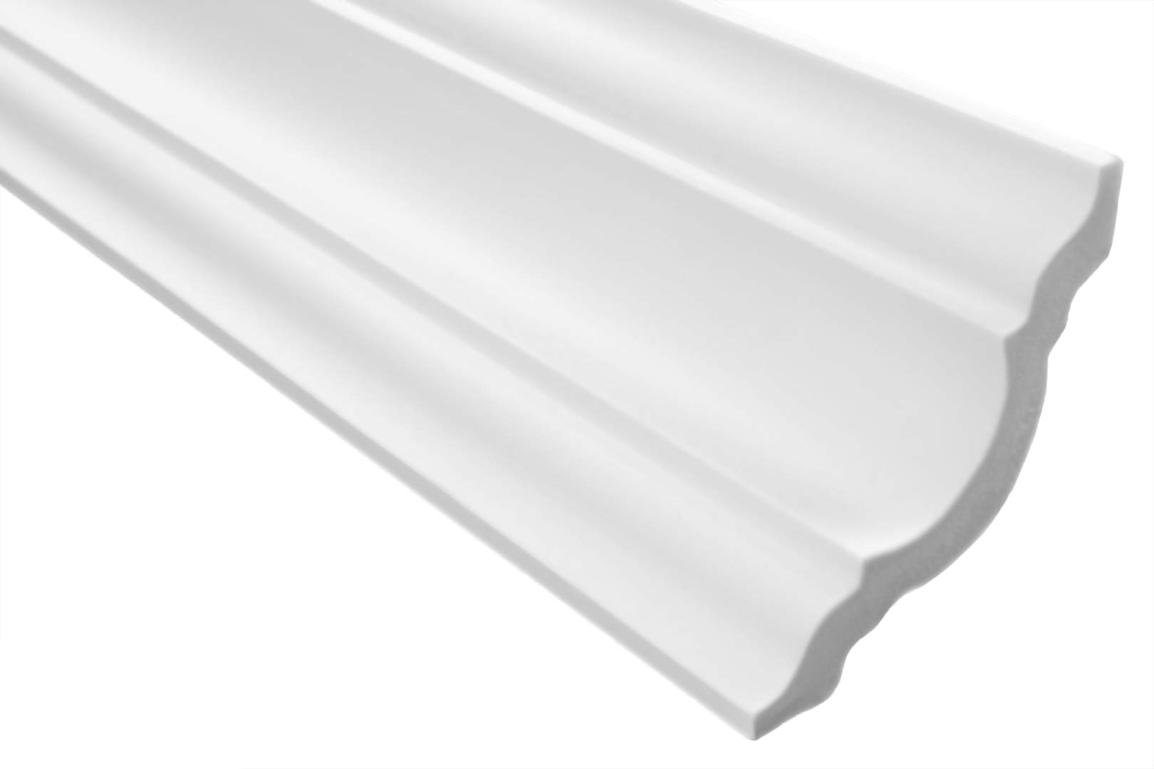 Marbet Deckenleisten aus Styropor XPS - Hochwertige Stuckleisten leicht & robust im modernen Design - (20 Meter Sparpaket E-15-80x80mm) Wandleiste