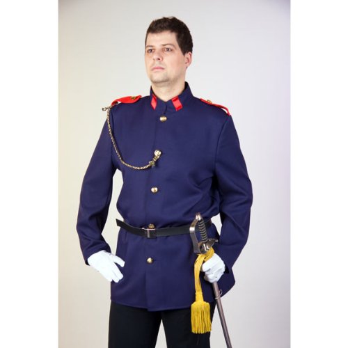 Festartikel Müller Karneval Herren Kostüm Offizier Uniform als Hauptmann Größe 54/56