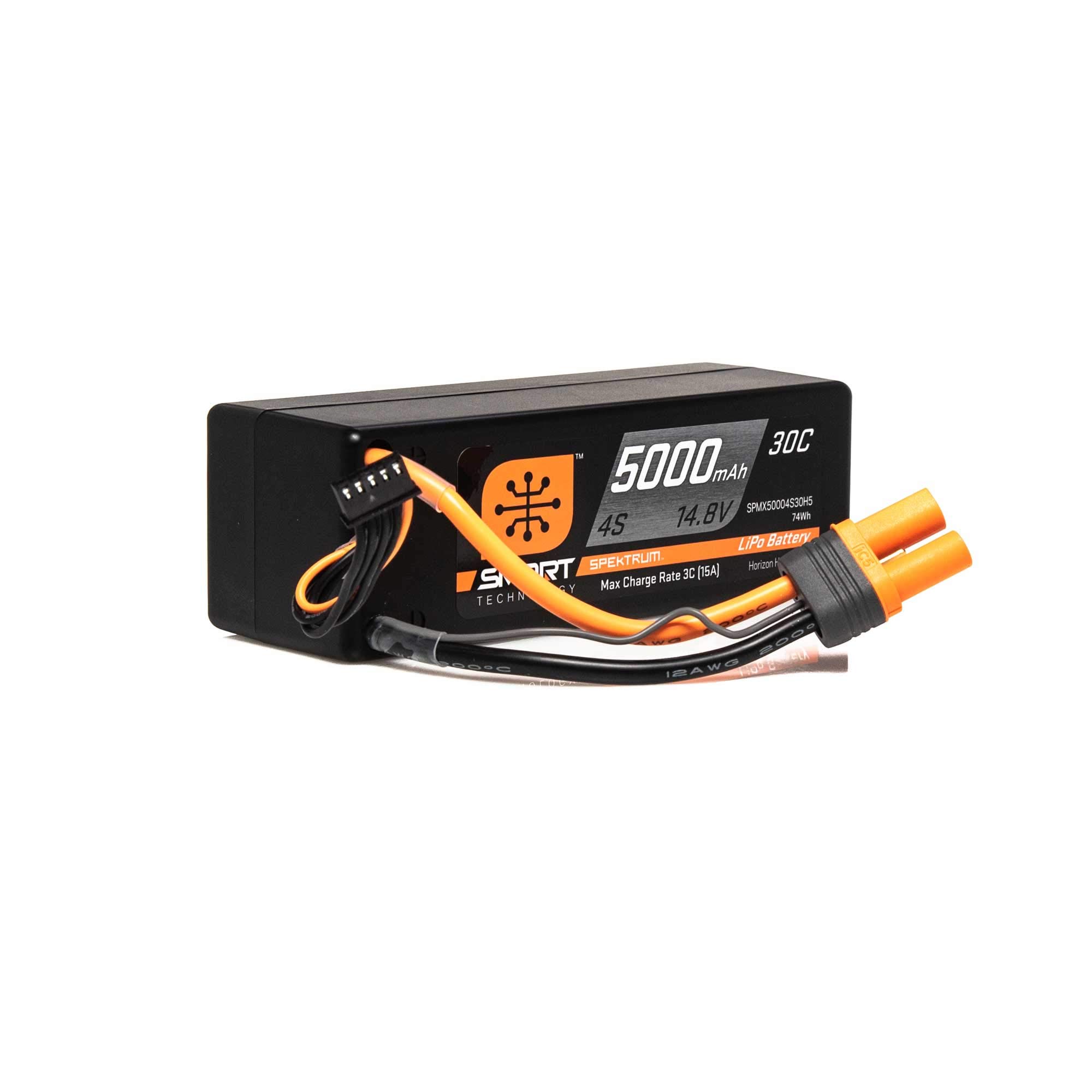 14,8 V 5000mAh 4S 30C Smart LiPo Hardcase LiPo-Akku: IC5