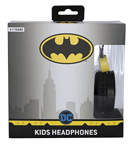 OTL Technologies Batman Comic Kinderkopfhörer mit Kabel und Lautstärke, geeignet für Kinder