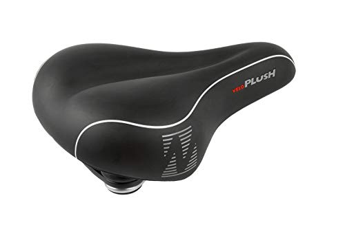 Velo Plush Elasto MF Fahrradsattel, schwarz