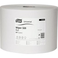 Tork 129237 Standard Papierwischtücher für W1 Bodenständer- und Wandhalter-System / 2-lagige, stabile Papiertücher in Weiß / Universal Qualität / 2 x 510 m